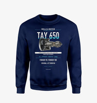 Thumbnail for TAY 650 design on navy blue sweatshirt