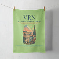 Thumbnail for Verona Villafranca Airport (VRN) design on light green towel
