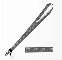 Thumbnail for Boeing 757 & Rolls Royce Engine (RB211) lanyard - gray