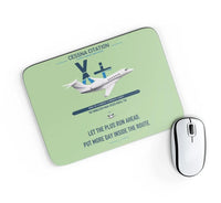 Thumbnail for Cessna Citation X+ design on light green rectangle mouse pad
