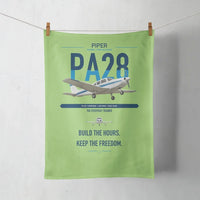 Thumbnail for Piper PA-28 Cherokee design on light green towel