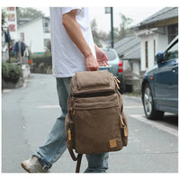 Thumbnail for Aviator Vintage Canvas Backpack for Flight Crew Travel