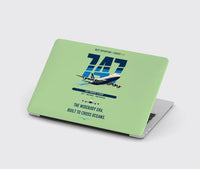 Thumbnail for Boeing 747-200B design on light green MacBook case