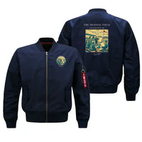 Thumbnail for VINTAGE G4009 - The Training Field - Bomber Jacket design on blue
