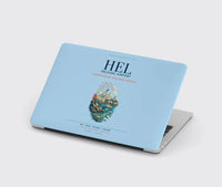 Thumbnail for Helsinki Airport (HEL) design on light blue MacBook case