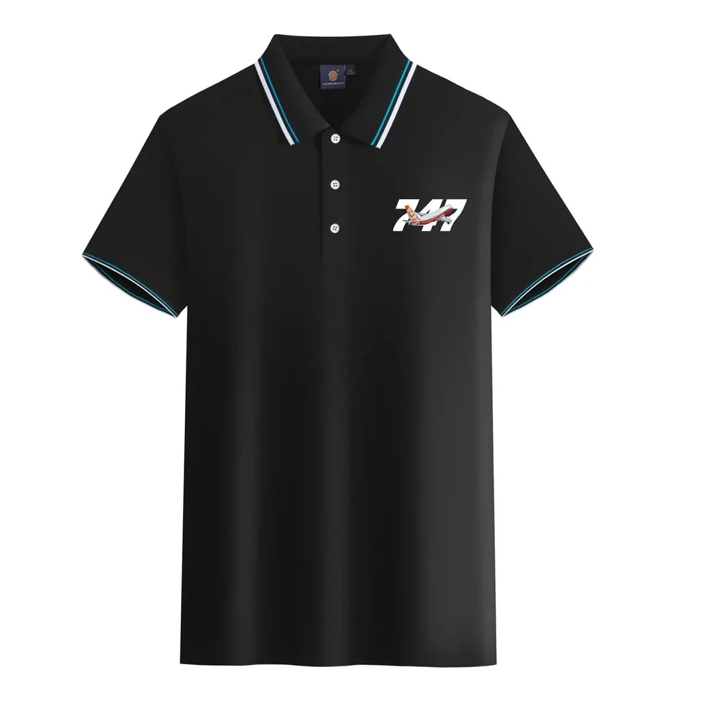 Customisable Boeing 747 Polo Shirt - view 4