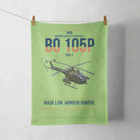 Thumbnail for MBB BO 105P PAH-1 design on light green towel