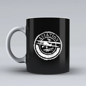 Aviation Lovers Ceramic White Mugs