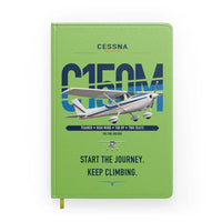 Thumbnail for Cessna 150M design on light green notebook