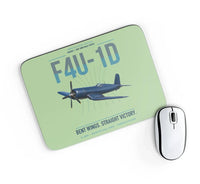 Thumbnail for F4U-1D Corsair design on light green rectangle mouse pad