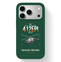 Thumbnail for Bell 412EPI design on dark green magsafe iphone case, for iPhone 17 Pro