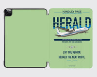 Thumbnail for Handley Page HPR.7 Dart Herald design on light green ipad tablet case