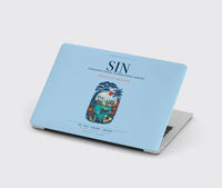 Thumbnail for Singapore Changi International Airport (SIN) design on light blue MacBook case