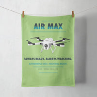 Thumbnail for Percepto Air Max design on light green towel