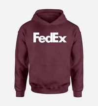 Thumbnail for FedEx logo printed on dark red hoodie
