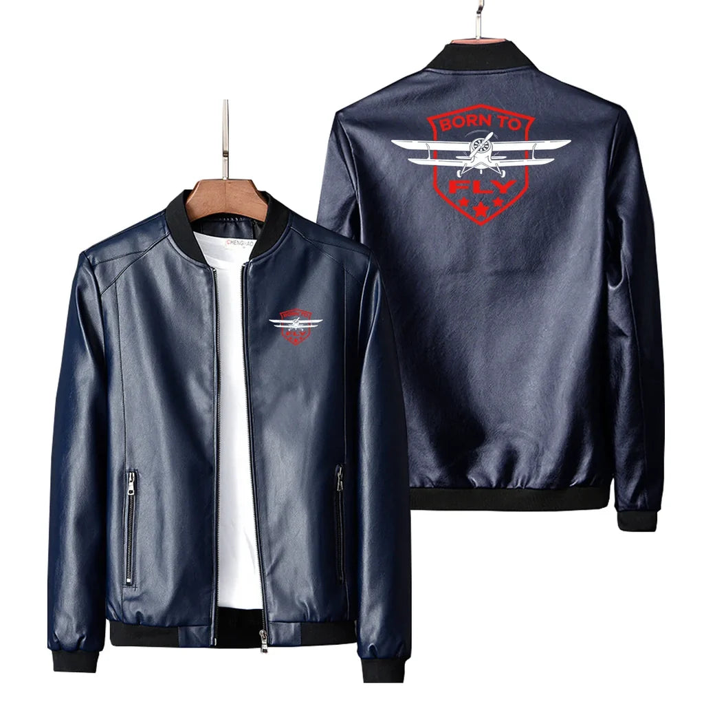 Born to Fly Leather Jacket - view 4