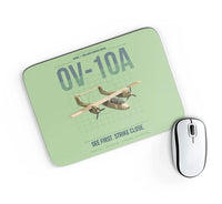Thumbnail for OV-10A Bronco design on light green rectangle mouse pad