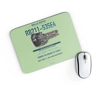Thumbnail for RB211-535E4 design on light green rectangle mouse pad
