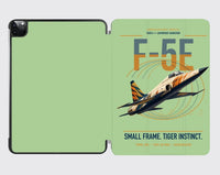 Thumbnail for F-5E Tiger II design on light green ipad tablet case