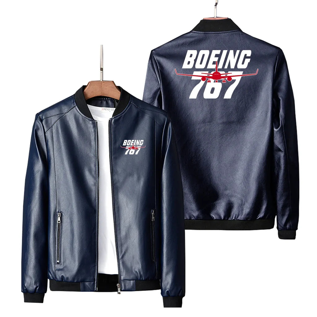 Boeing 767 Leather Jacket - view 4