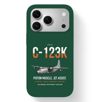 Thumbnail for C-123K Provider design on dark green magsafe iphone case, for iPhone 17 Pro