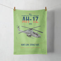 Thumbnail for Bell AH-1Z Viper design on light green towel
