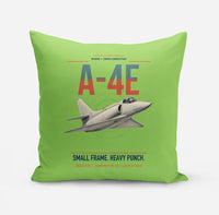 Thumbnail for A-4E Skyhawk design on light green pillow