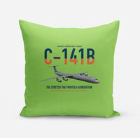 Thumbnail for C-141B Starlifter design on light green pillow