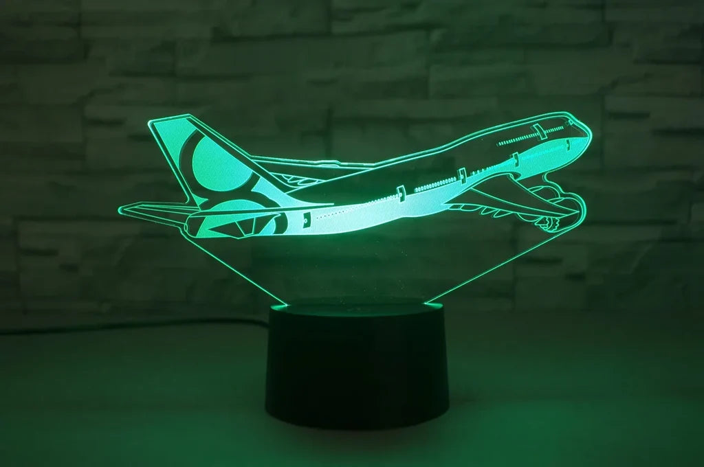 Customisable Boeing 747 3D Lamp - view 5