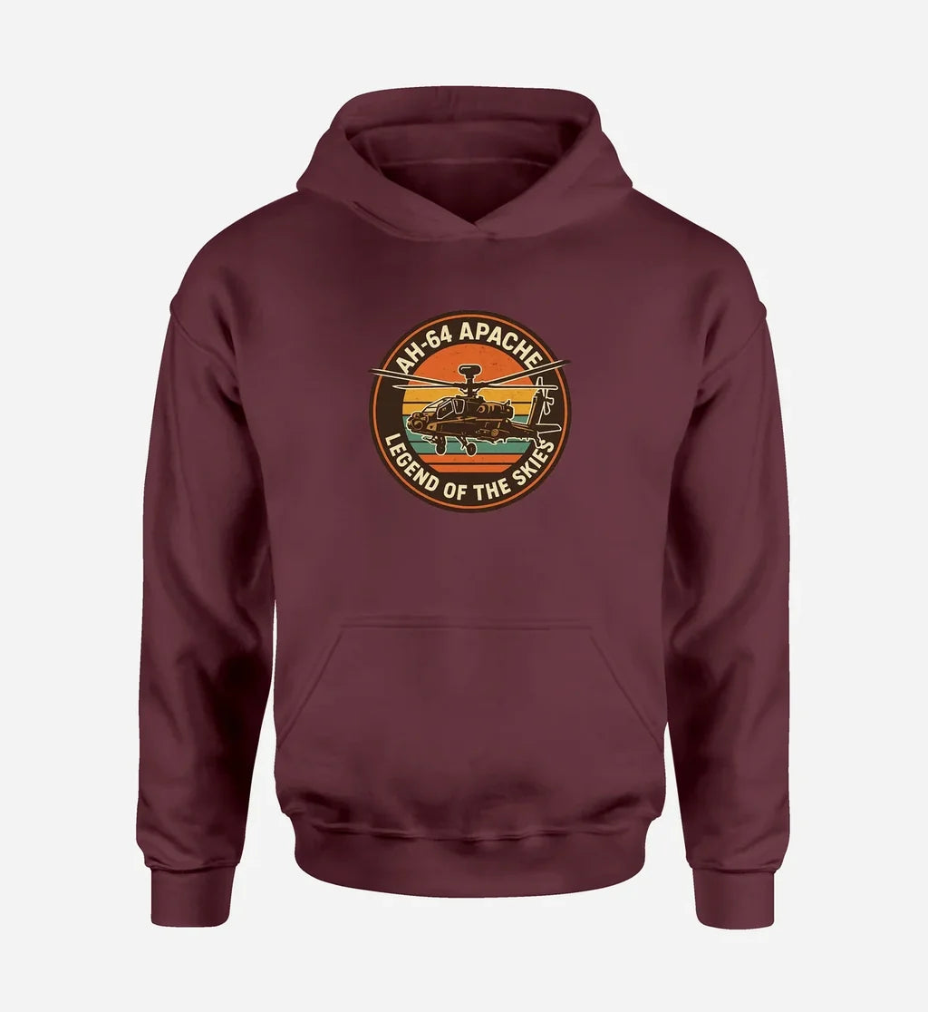 Retro Apache AH-64 Hoodie - view 4