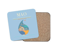 Thumbnail for Manaus - Eduardo Gomes International Airport MAO Coaster 1-Piece - Light Blue