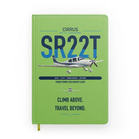 Thumbnail for Cirrus SR22T design on light green notebook