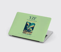 Thumbnail for Yellowknife Airport (YZF) design on light green MacBook case