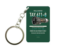 Thumbnail for TAY 611-8 Key Chain design on dark green key chain