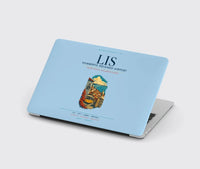 Thumbnail for Lisbon Humberto Delgado Airport (LIS) design on light blue MacBook case