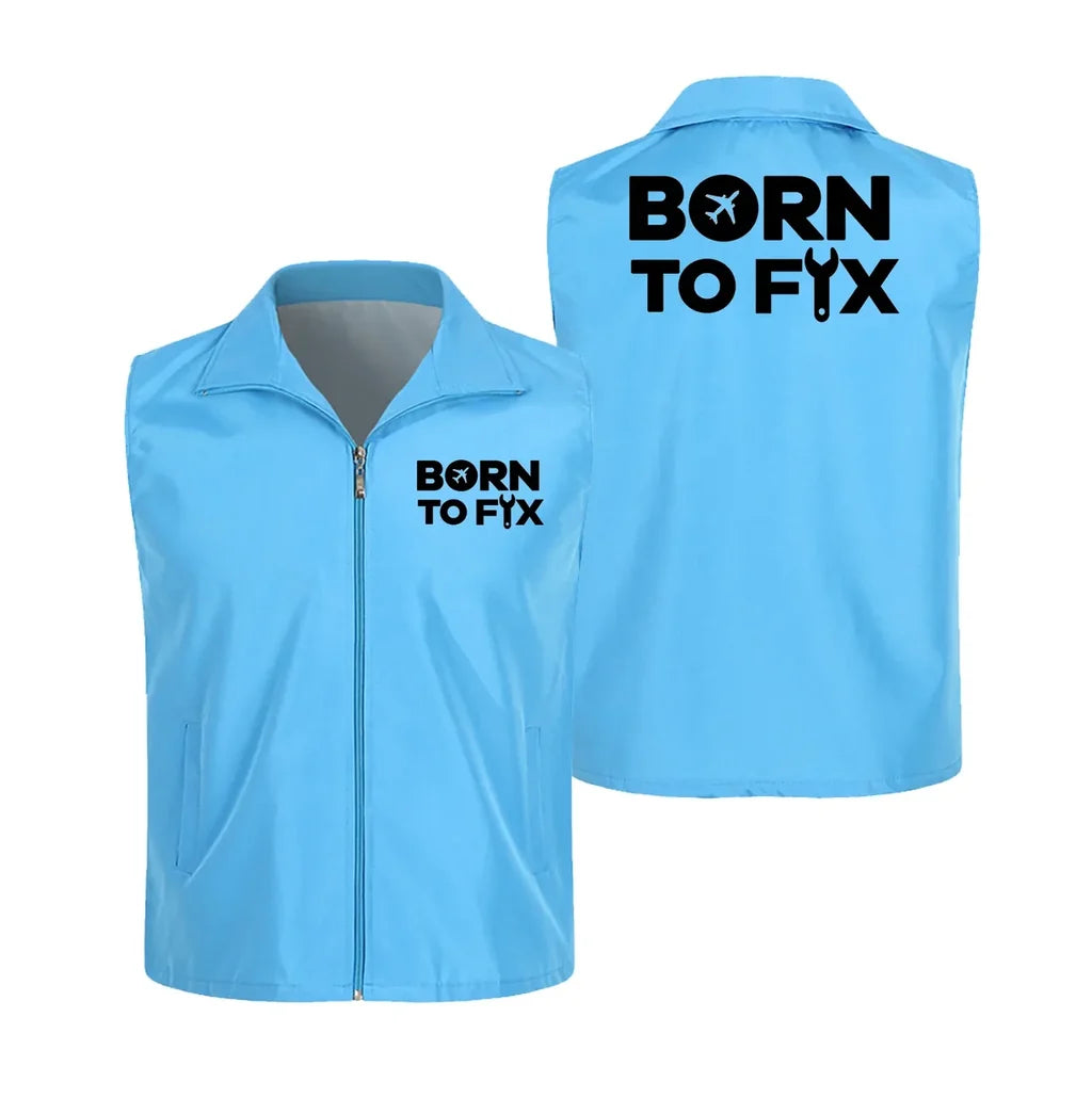 Born To Fix Airplanes Vest - view 4