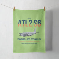Thumbnail for Atlantique 2 Standard 6 design on light green towel