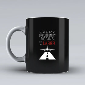 Every Opportunity Ceramic White Mugs