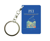 Thumbnail for Matecaña International Airport (PEI) design on blue key chain