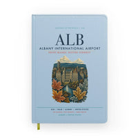 Thumbnail for Albany International Airport (ALB) design on light blue notebook