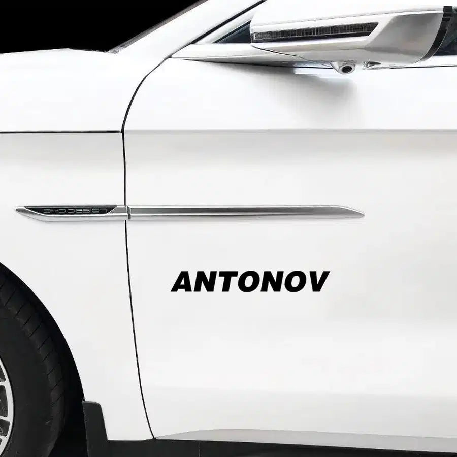Antonov & Text Car Sticker - view 4