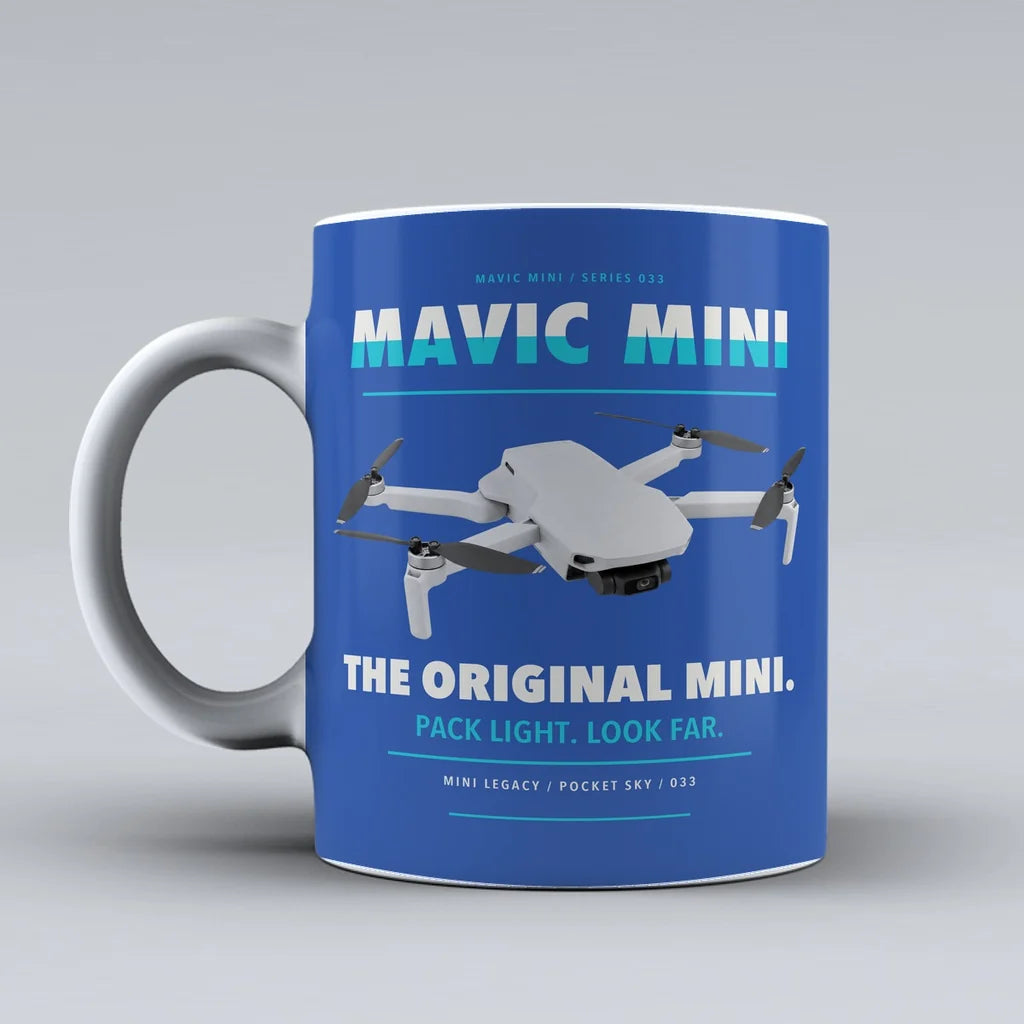Mavic Mini Mug design on blue dji