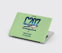 Thumbnail for Cessna T207A Stationair 8 design on light green MacBook case