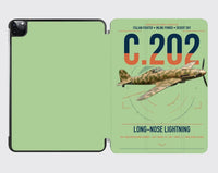 Thumbnail for Macchi C.202 Folgore design on light green ipad tablet case