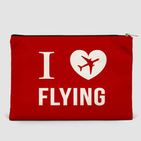 Thumbnail for I Love Flying Zipper Pouch - view 4
