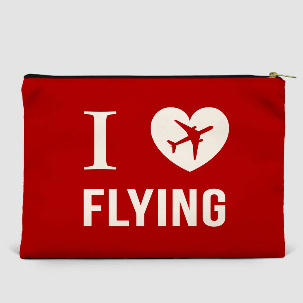 I Love Flying Zipper Pouch - view 4