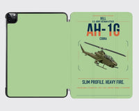 Thumbnail for Bell AH-1G Cobra design on light green ipad tablet case