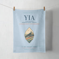 Thumbnail for Yogyakarta International Airport (YIA) design on light blue towel