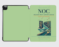 Thumbnail for Ireland West Airport Knock (NOC) design on light green ipad tablet case