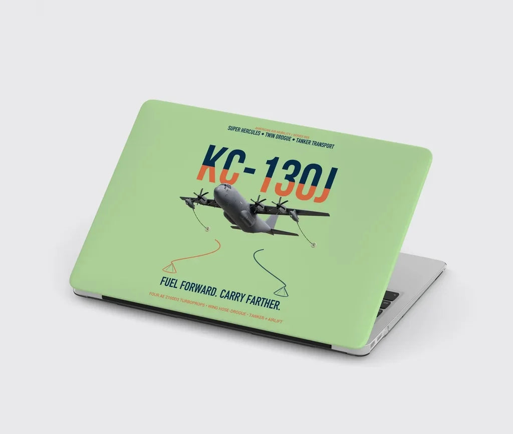 KC-130J SUPER HERCULES design on light green MacBook case